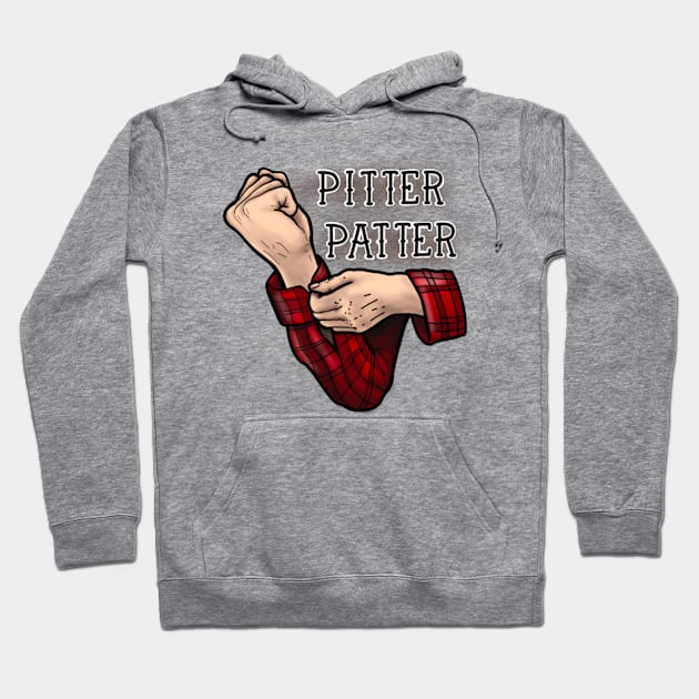 Pitter Patter Hoodie by Digart